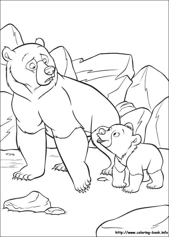 Brother Bear coloring picture